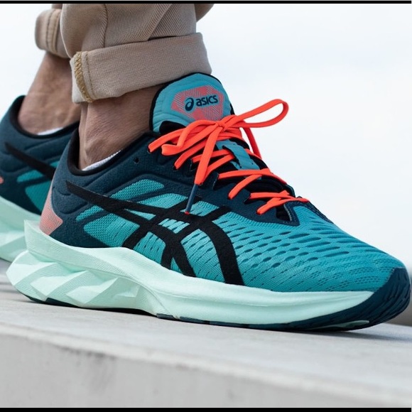 Asics NOVABLAST SPS7Techno Cyan-Black Teal unisex - Picture 4 of 14